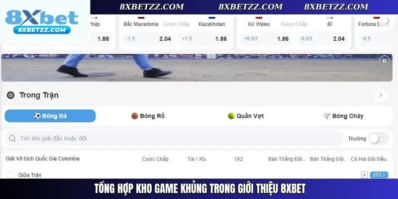 Tổng hợp kho game khủng trong giới thiệu 8xbet